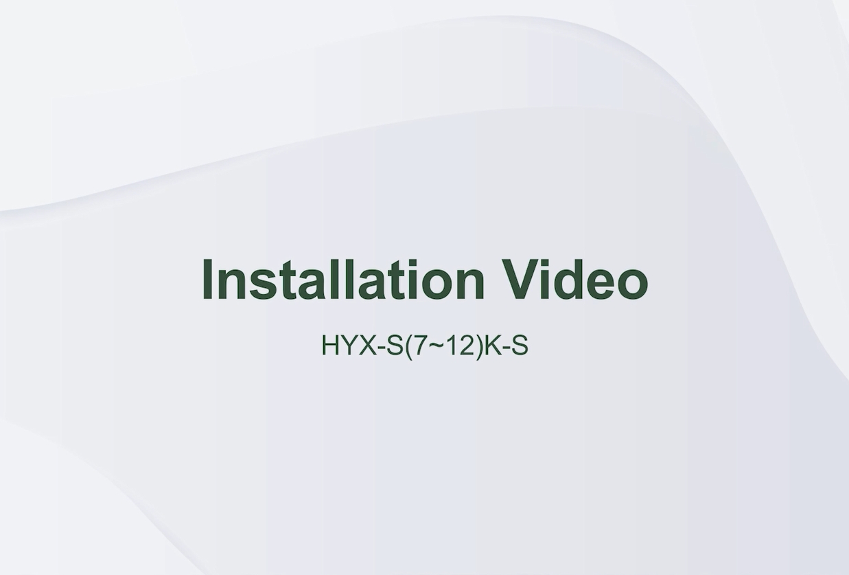 S7K/8K/9K/10K/12K-S_String Inverter_Video de instalare