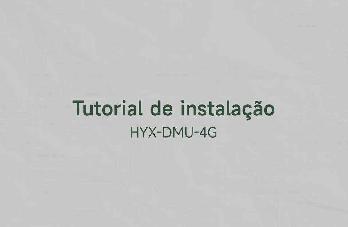 DMU-4G_Vídeo de Instalação