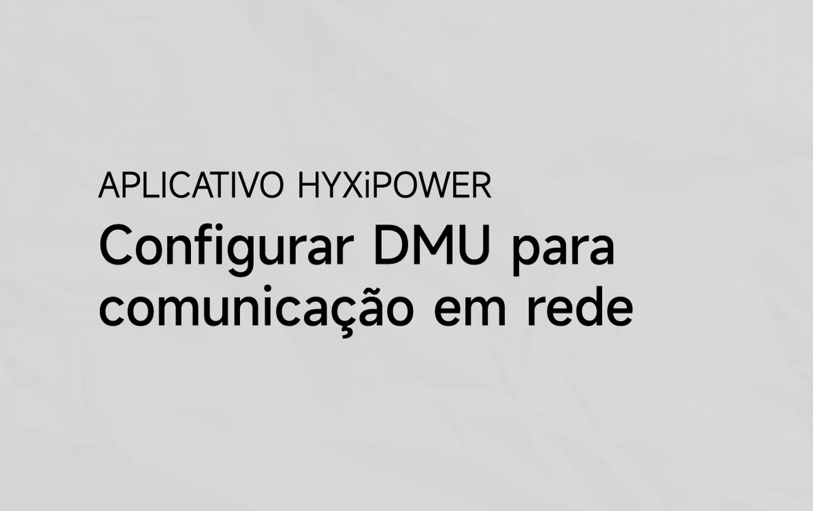 DMU_Vídeo de Configuração