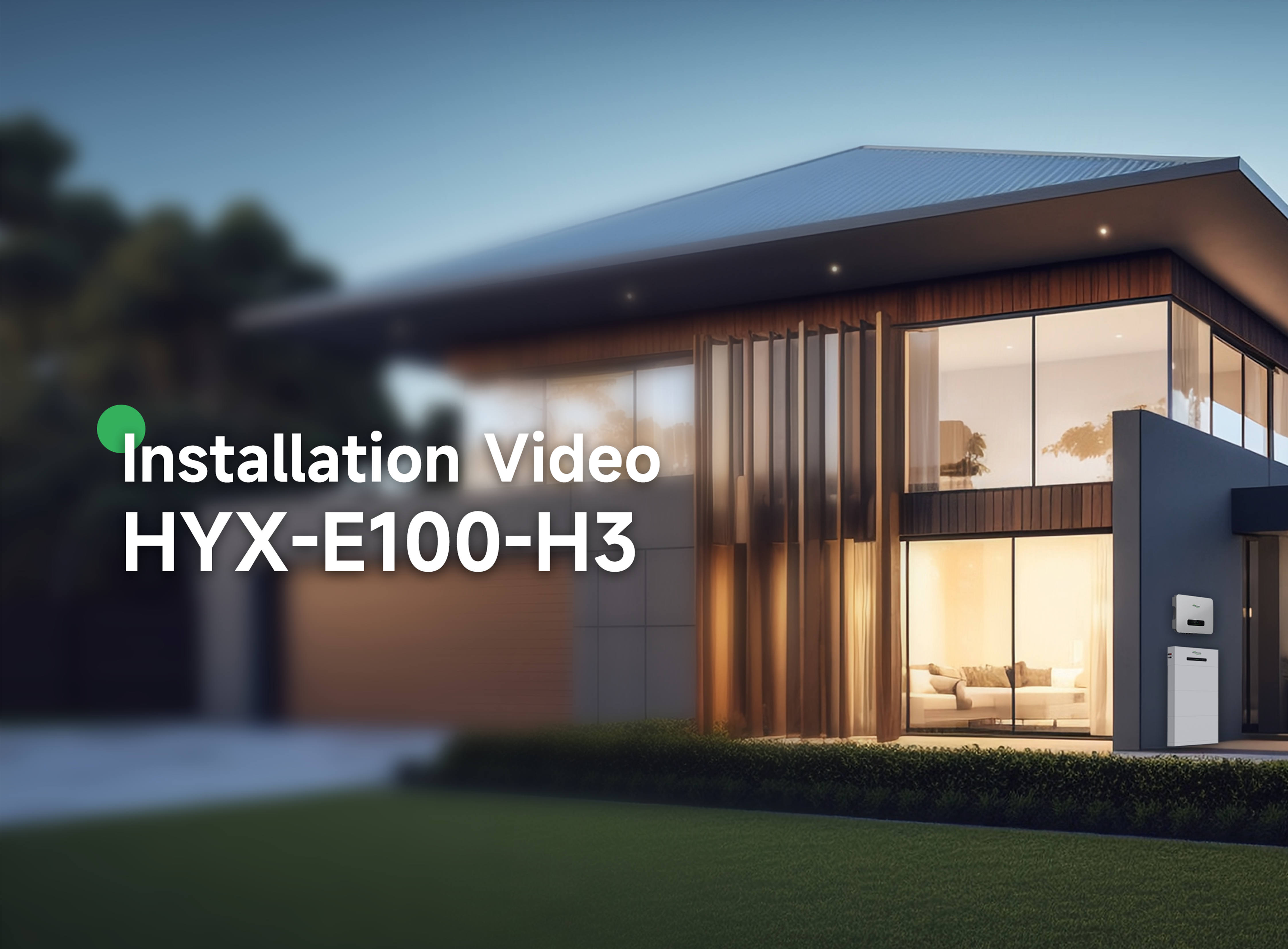 E50/100-H3_High Voltage Battery_Installation Video